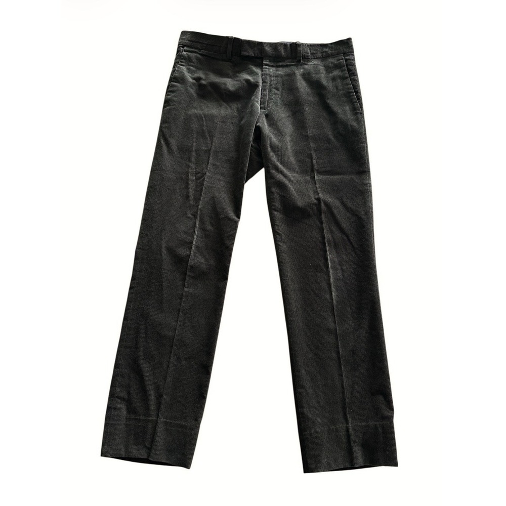 Ralph Lauren Purple Label Cordurory Trouser Mens 34 Brown Pants Made In Italy